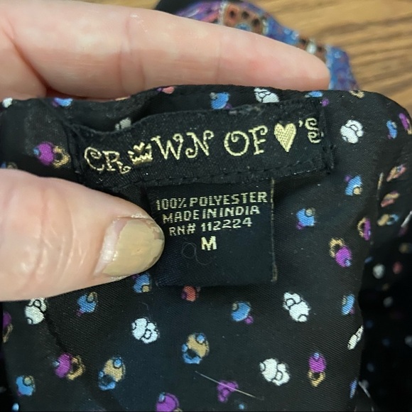 💥5/$25 Crown of hearts skirt in ‎ size medium - Picture 5 of 8